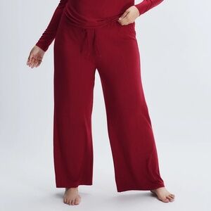 Savage X Fenty Sleek Stitch Modal Sleep Pants Red Cognac Size 2X